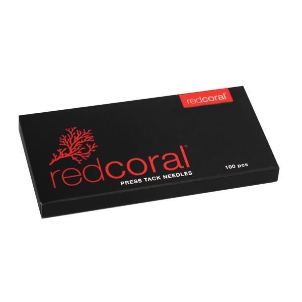Red Coral Needles Press Tack, Sterile Press Tack Needles for Dry Needling and Kinesiology Tape Applications