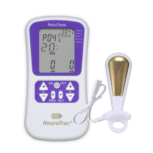 NeuroTrac PelviTone Dual Channel Stim Unit with Vaginal Probe for Pelvic Floor Exercise