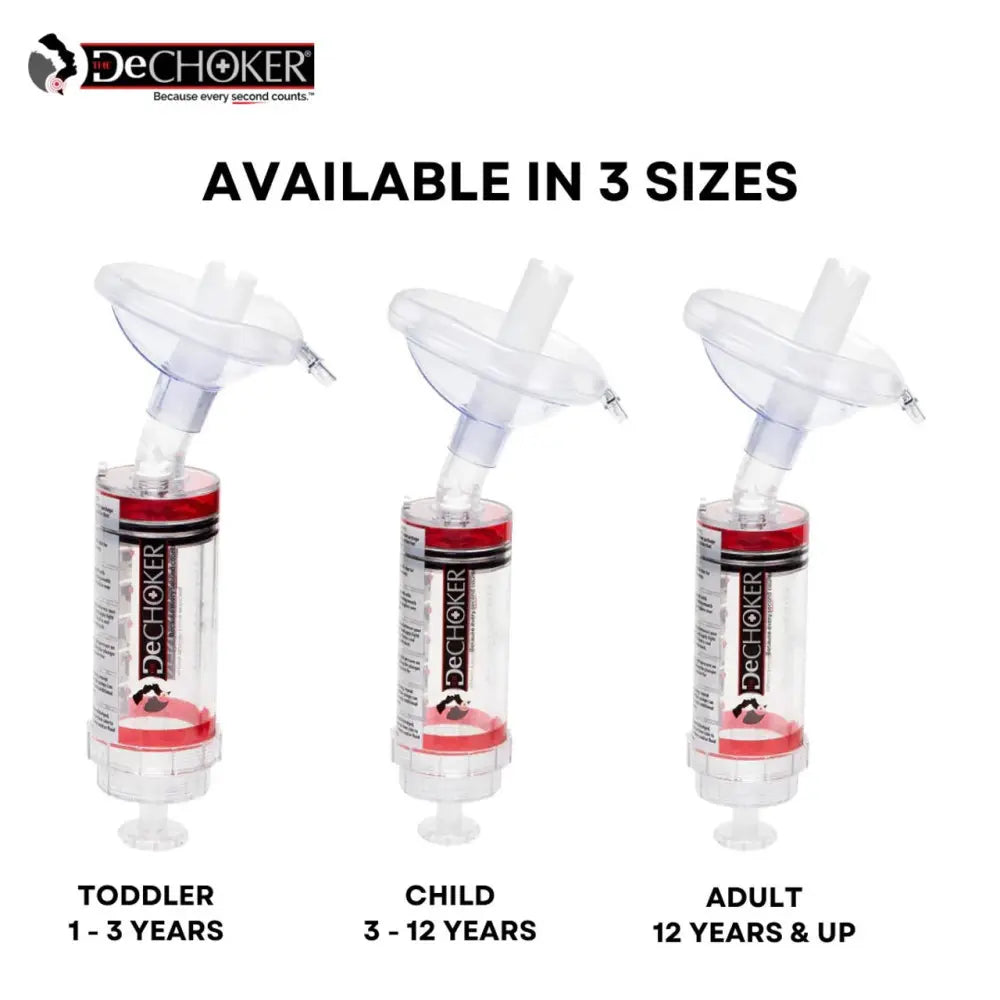 Dechoker Adult Anti-Choking Device – 12 Pack | Emergency Airway Clearance