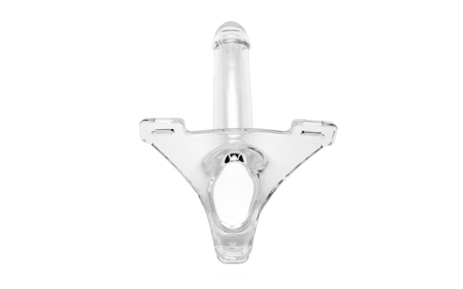 Zoro Knight 6in Hollow Shaft Clear Strap On