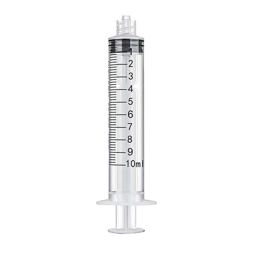 Luer Lock Syringes with 25G Needle, Box of 100, Sterile and Individually Wrapped