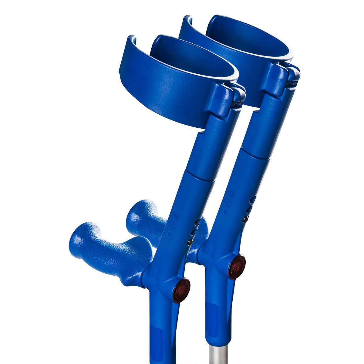 Rebotec Safe-In-Anatom-Soft Forearm Crutches with Safety Cuff & Hinge, Lightweight & Adjustable