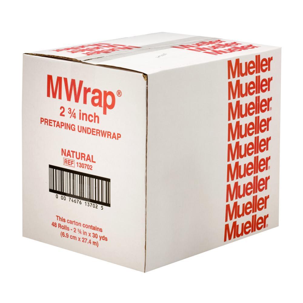 Mueller M-Wrap Latex-Free Multi-Purpose Wrap – 48 Rolls, Natural | Essential Sports & Injury Support