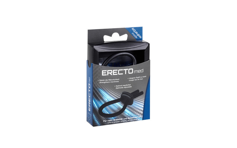 ERECTOmed Adjustable Cock Ring Black
