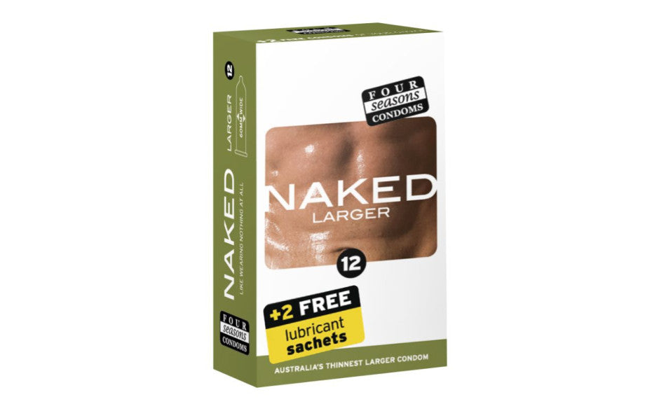Four Seasons Naked Larger Condom 12 Pc