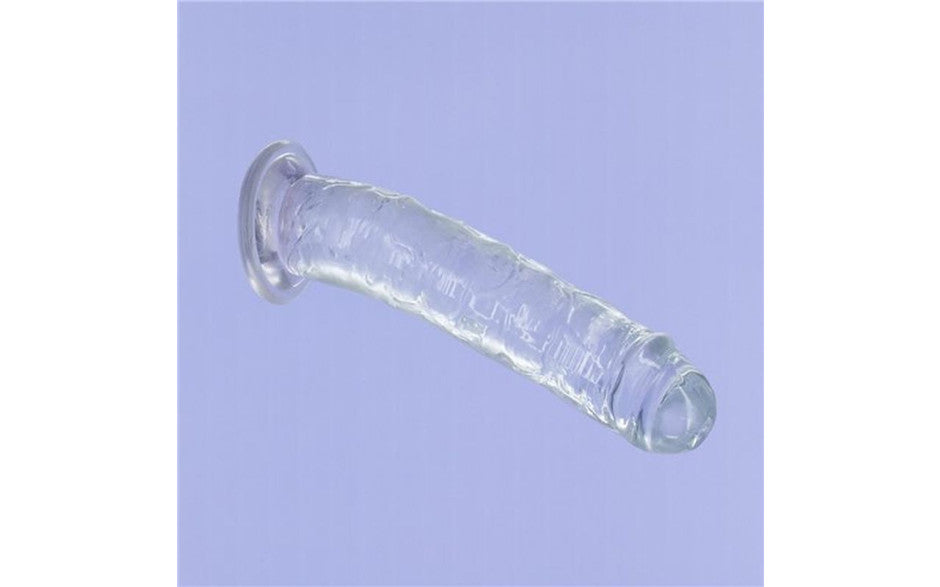 Crystal Dildo Straight 9in Clear