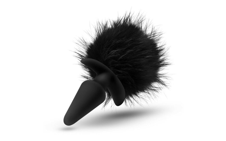Anal Adventures Platinum Rabbit Tail Plug
