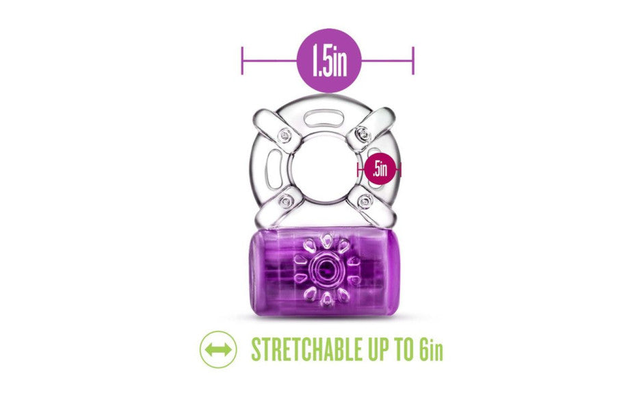 Play with Me Pleaser Rechargeable C Ring Purple
