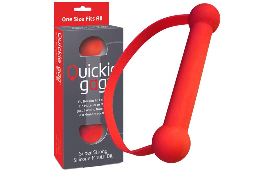 Quickie Gag Mouth Bit Red