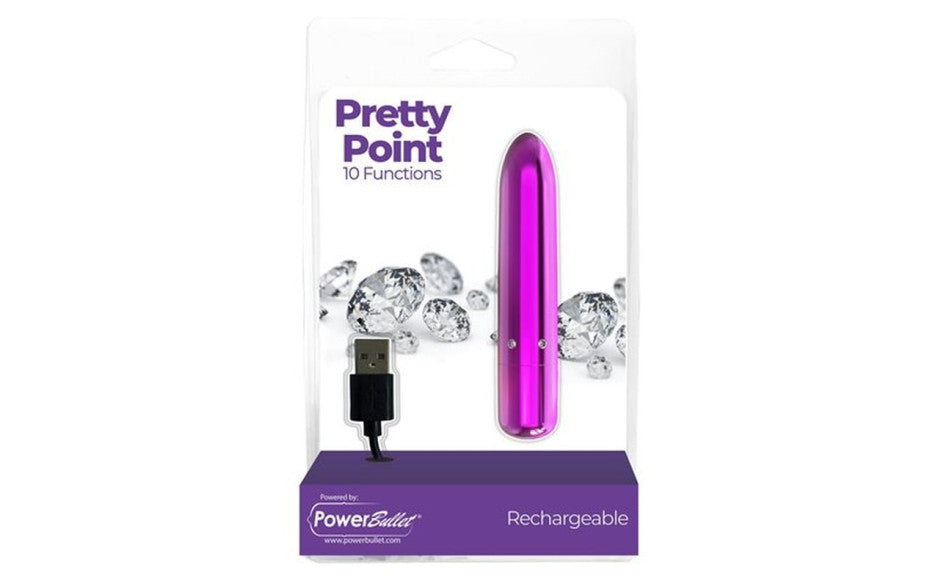 Pretty Point 4in Power Bullet Purple