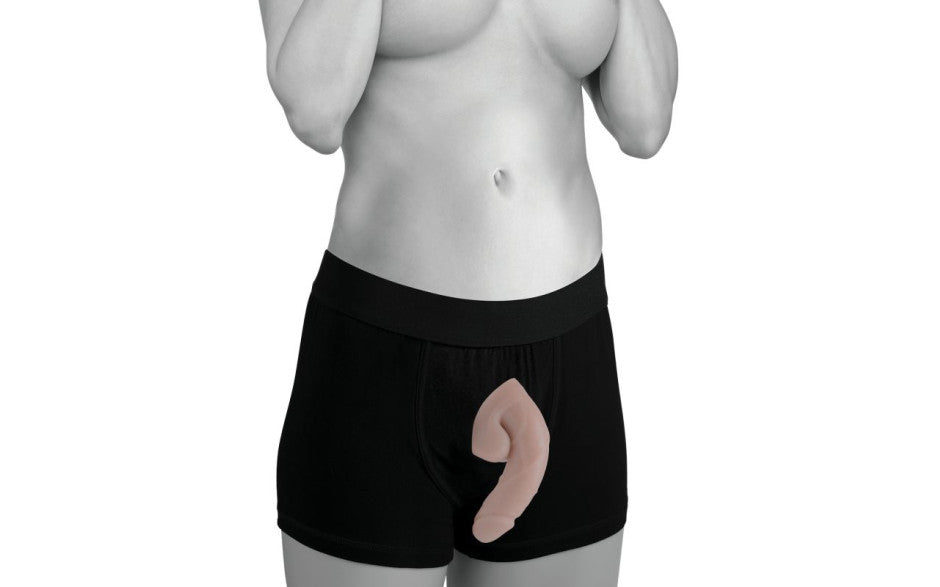 Large Bulge Soft Packer Dildo Light Skin Tone
