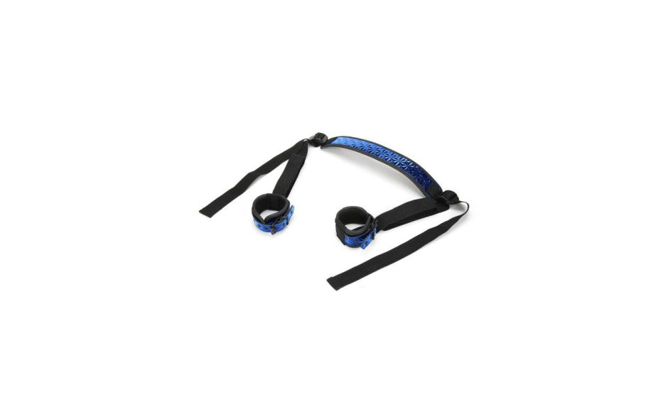 Whip Smart Diamond Deluxe Sex Swing w Ankle Restraints Blue