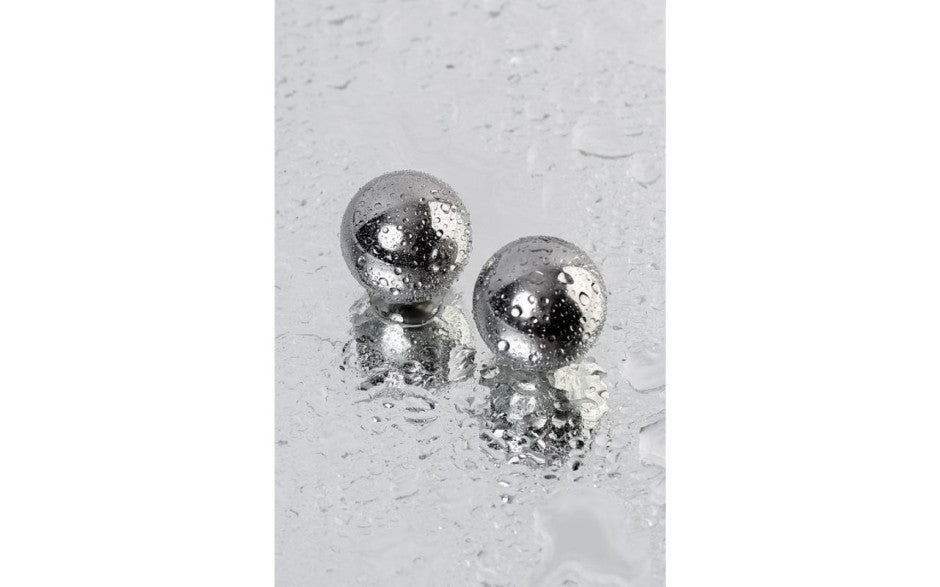 Silver Metal 2 Pc Vaginal Balls 25mm