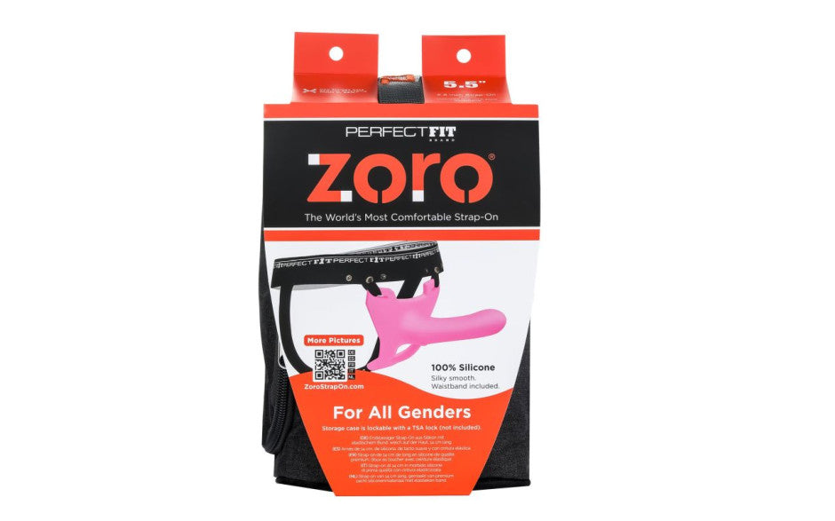 Zoro Strap-On 5.5in Pink