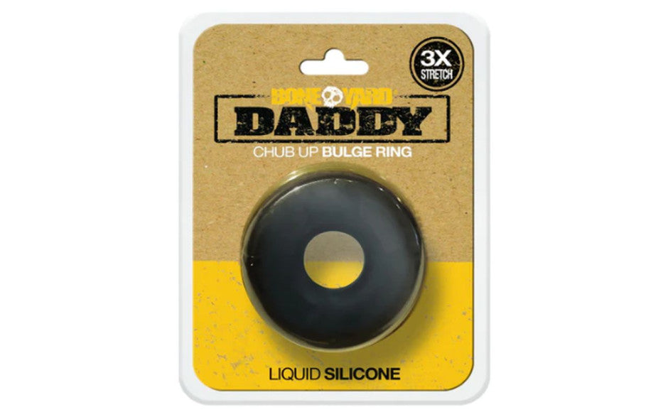 Daddy Silicone Ring Black
