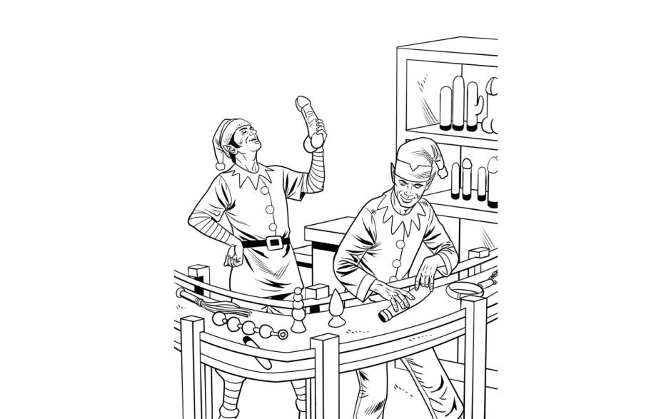 The Dirtiest Christmas Colouring Book Ever