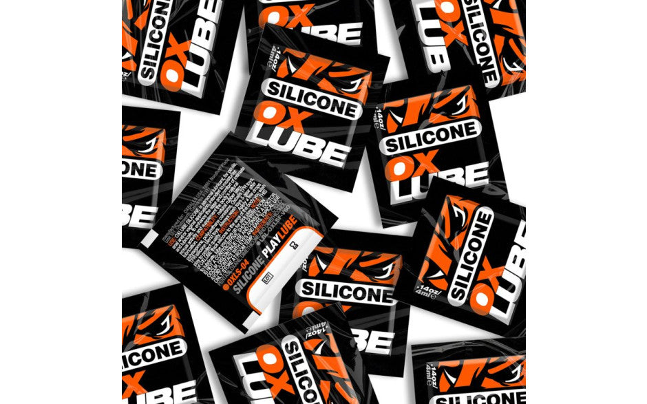 THICK Silicone OXLube 50 Pk Sachets