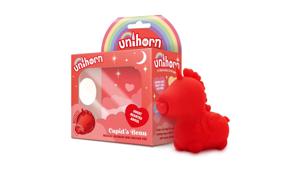 Unihorn Cupids Beau Nuzzling Nose Massager Red
