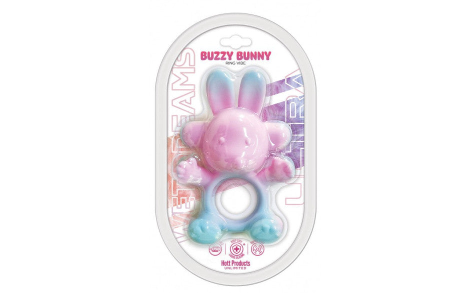 Wet Dreams Ultra 20 Mode USB Silicone Buzzy Bunny Cock Ring