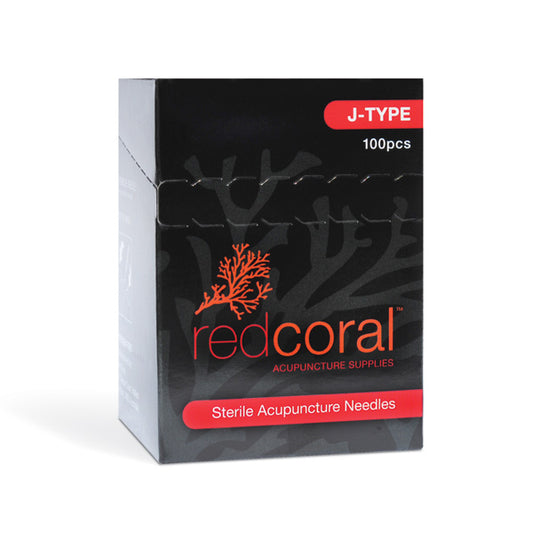 Red Coral Needles J-Type, High-Quality Acupuncture Needles for Painless Insertion and Efficient Treatment