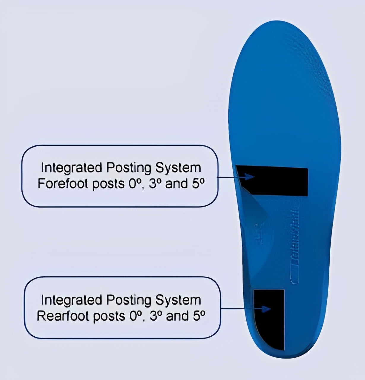 Talarmade Prostep Full Length Orthotics - Blue Medium Density