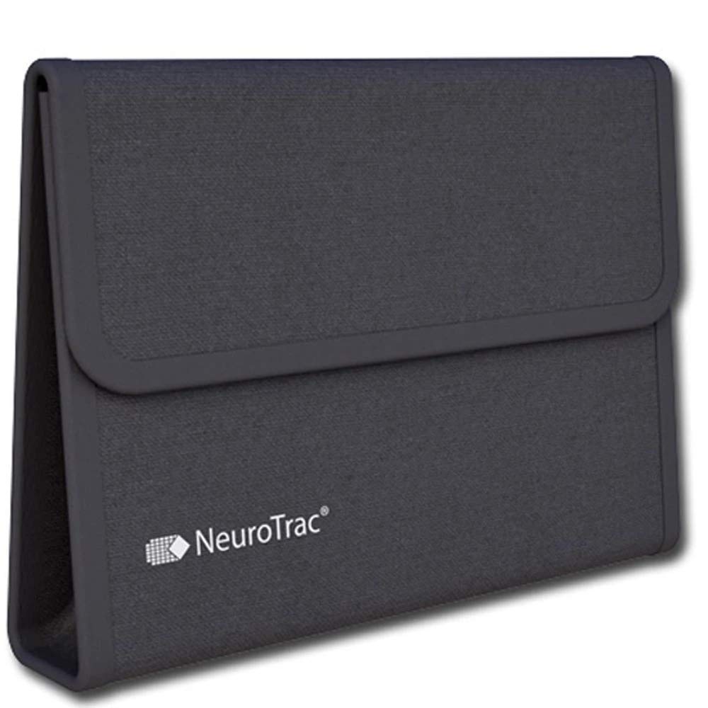 Black pouch with NeuroTrac logo on a white background