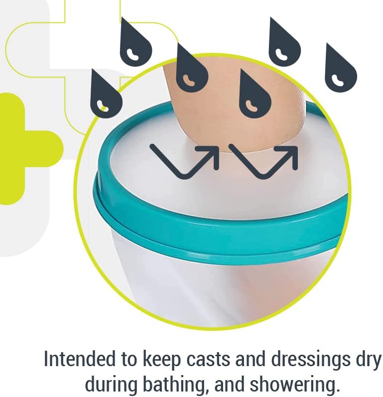 VitaPlus Cast Protector – Comfi-Fit Full Leg| Waterproof Cast Cover for Shower & Bath – Adult Size | Reusable & Comfortable