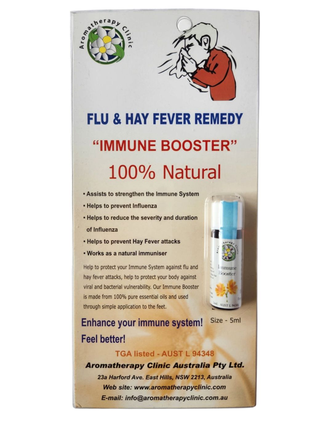 Natural Immune System Support - 100% Essential Oil Blend