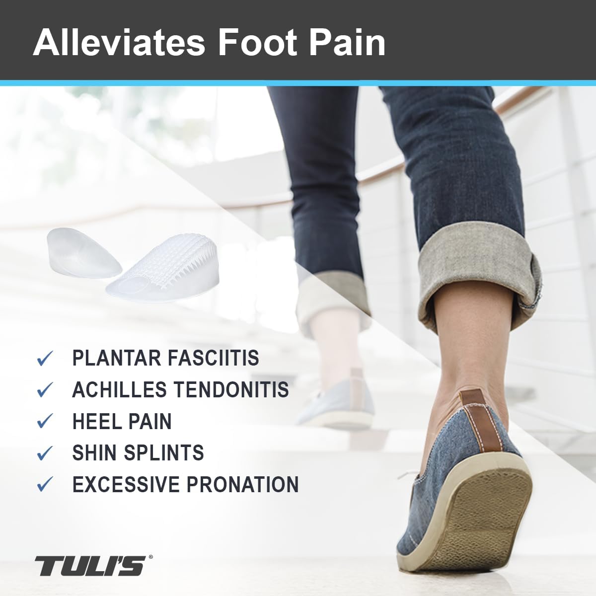 Tuli’s Classic Gel Heel Cups - Clear