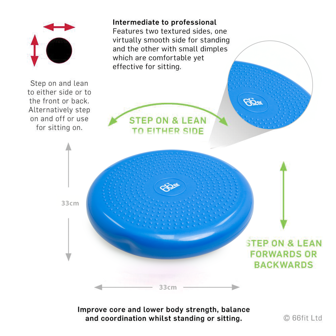 Advanced Balance Cushion with Pump for Stability & Rehab