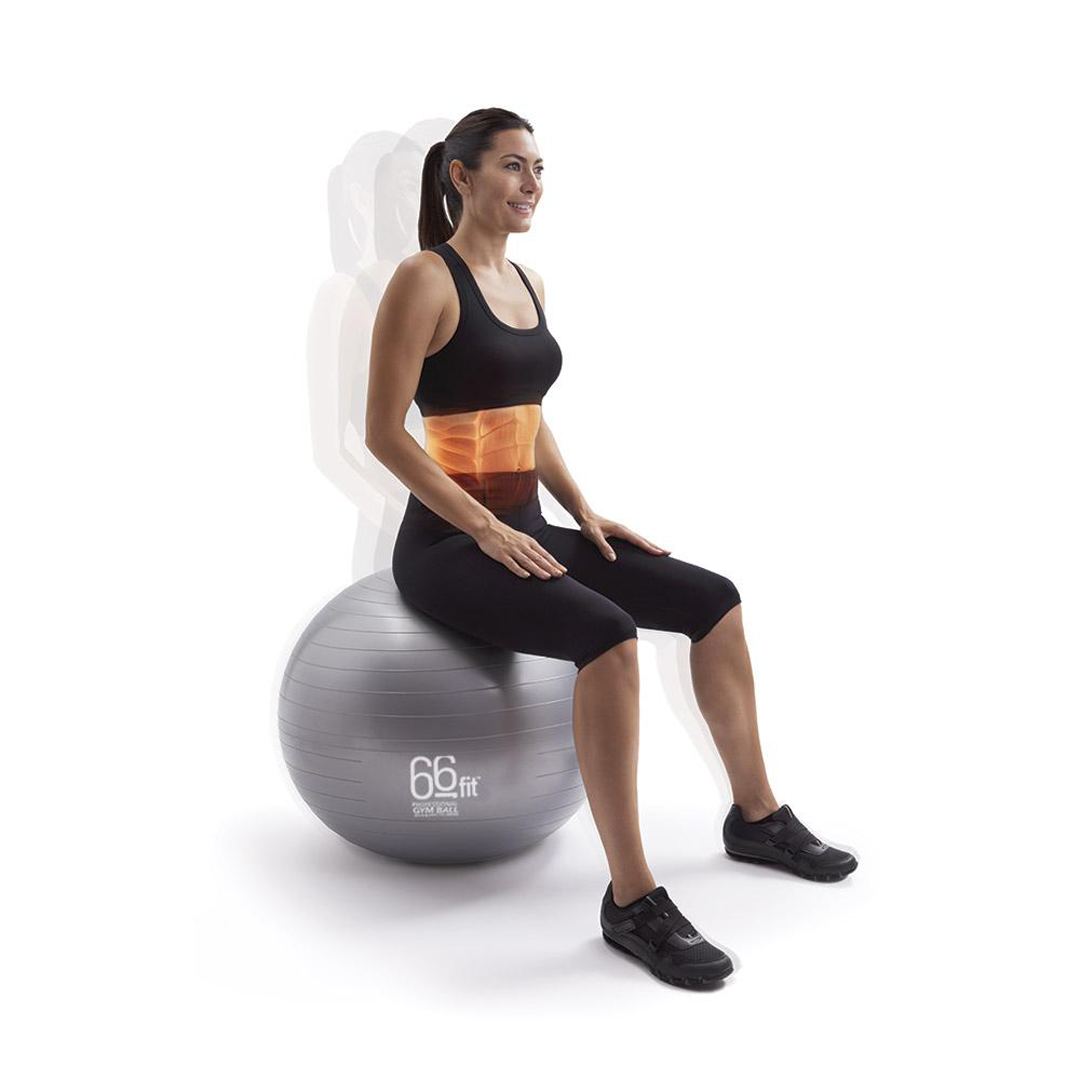 Anti-Burst Exercise Ball – 300kg Rated, Non-Slip Surface – 8 Sizes with Hand Pump Included