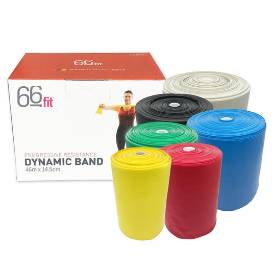 Dynamic Resistance Band 46m Roll - Premium Exercise Bands for Rehabilitation & Fitness
