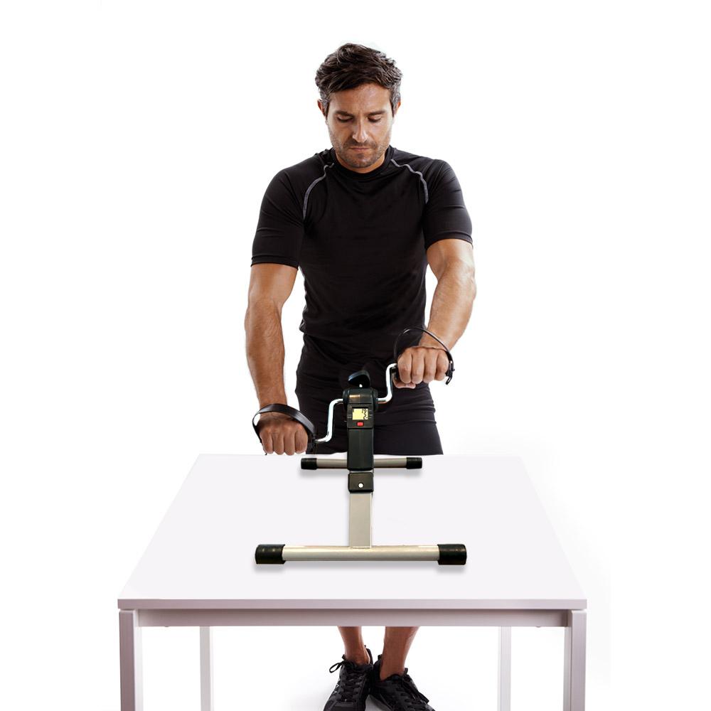 Folding Arm & Leg Pedal Exerciser with Digital Display & Adjustable Resistance