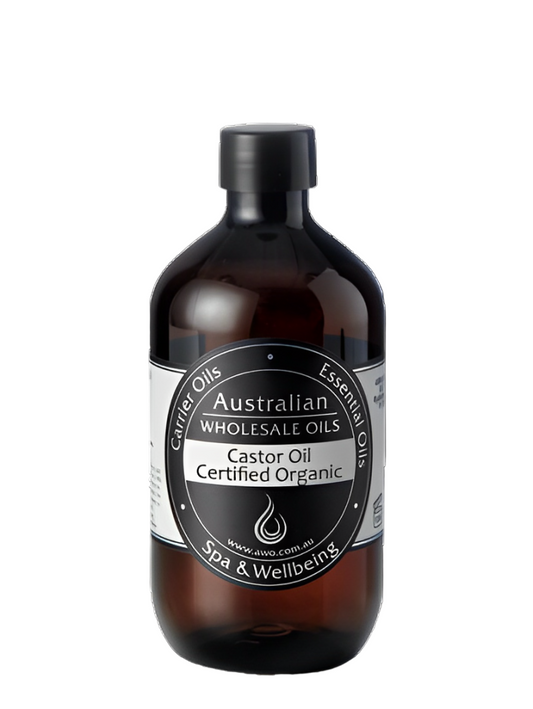 Australian Wholesale Oils Certified Organic Castor Oil 500ml