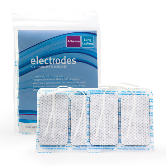 Self-Adhesive TENS Electrode Pads - Pain Relief Therapy, 4 Pack