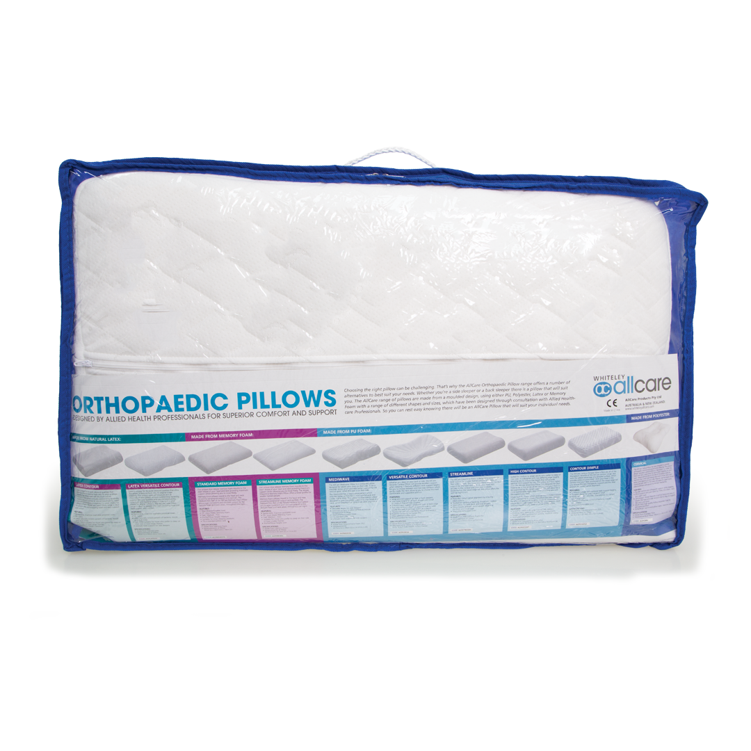 Memory Foam Pillow | Streamline Therapeutic Support | Medium-Firm Comfort for Optimal Sleep