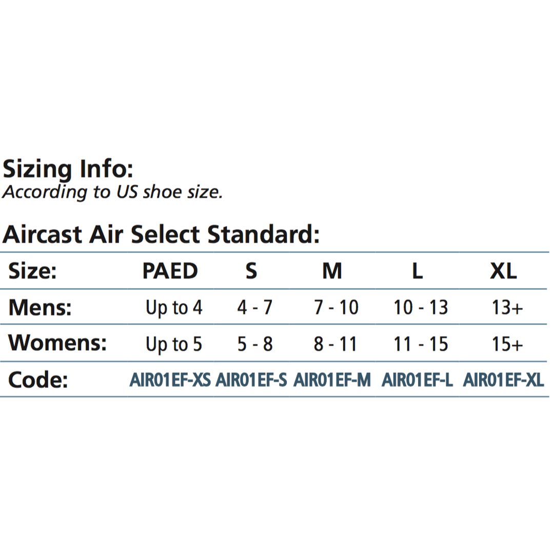 Aircast Air Select Standard Walker for Moderate Support