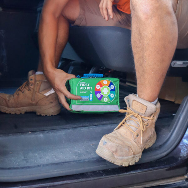 AEROKIT 3 Series First Aid Kit – Green Softpack | Portable, Latex-Free, Refillable | Home, Vehicle & Outdoor Safety