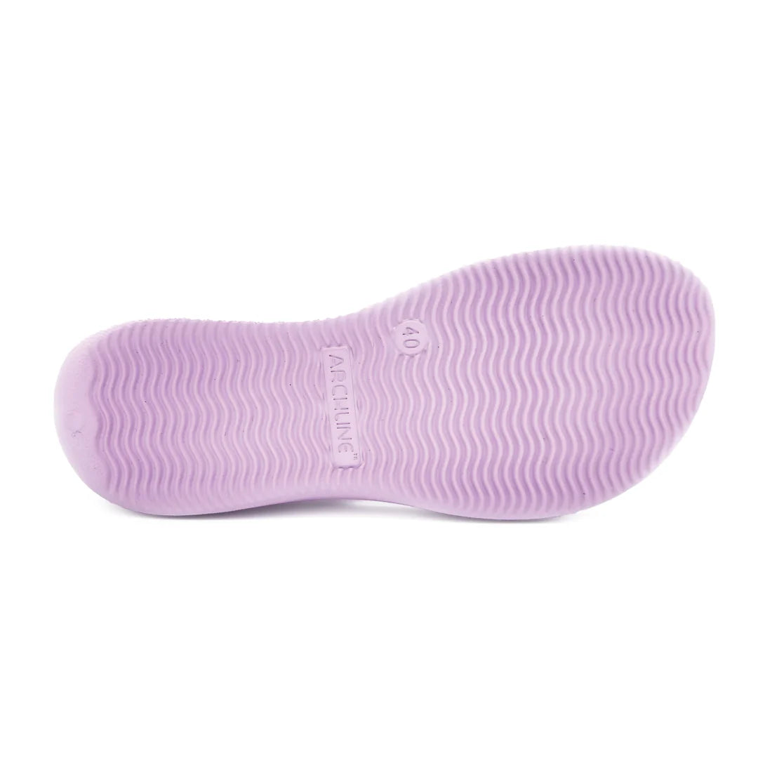 Archline Rebound Orthotic Thongs - Lilac / Pink