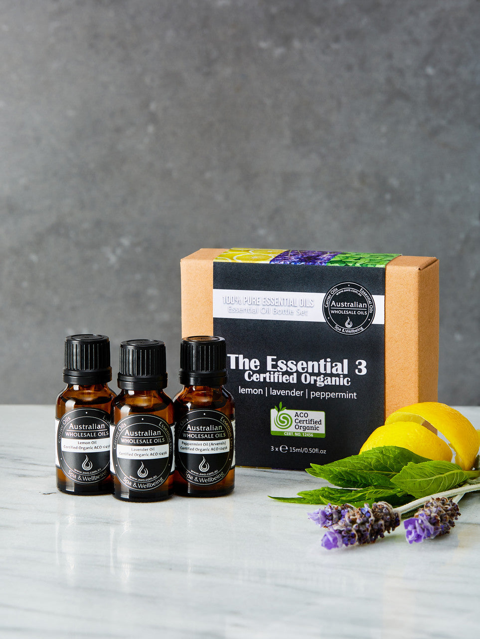 Essential Oil Pack - The Essential 3 Certified Organic