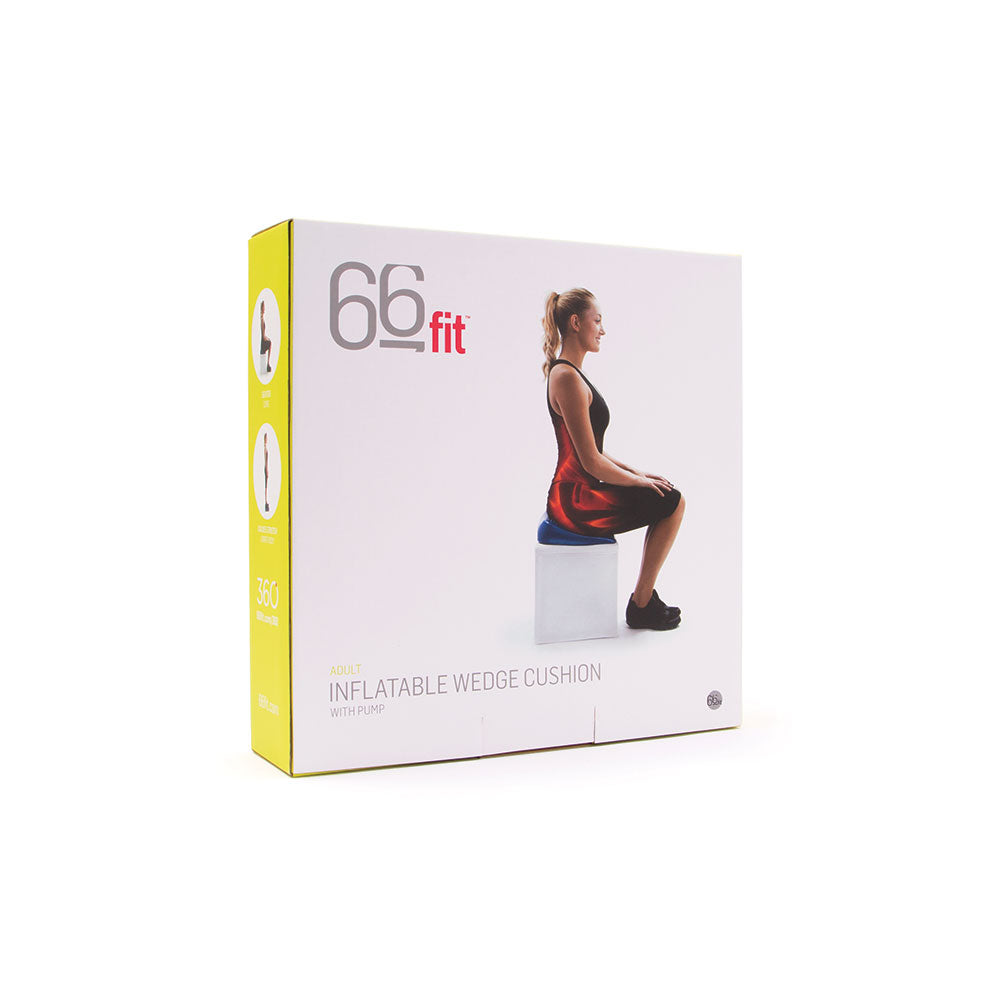 Inflatable Posture Wedge Cushion with Pump – Improve Comfort & Alignment, Support for Office & Home Use