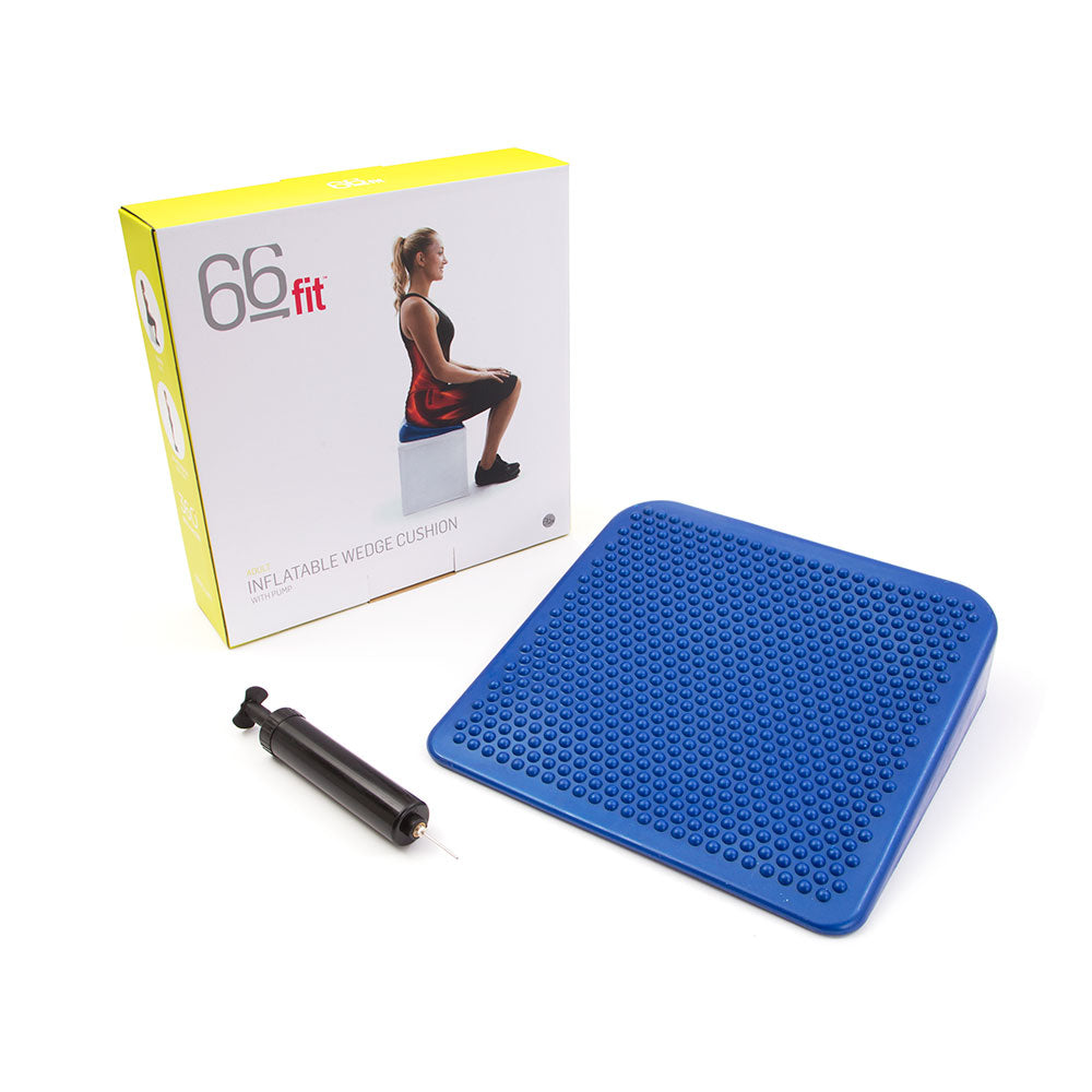 Inflatable Posture Wedge Cushion with Pump – Improve Comfort & Alignment, Support for Office & Home Use