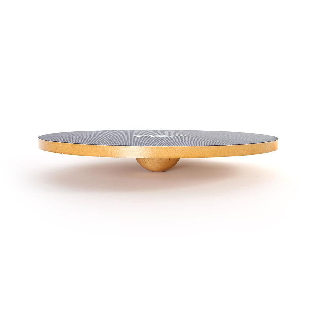 Wooden Balance Board with PVC Surface - 50cm Stability Trainer for Injury Recovery & Sport