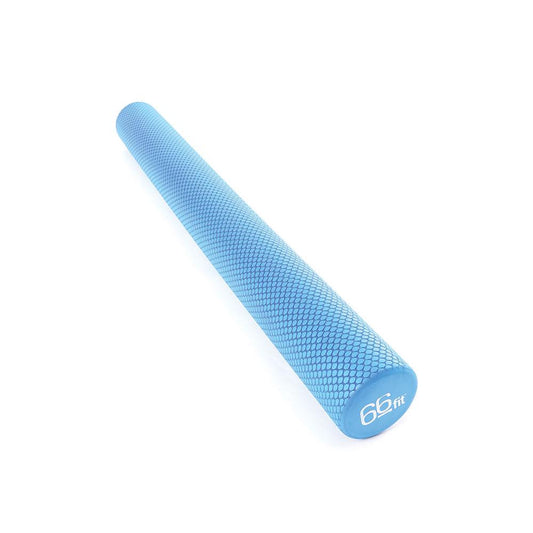Light Blue EVA Foam Roller 10cm x 90cm - Ideal for Muscle Relief & Pilates Fitness