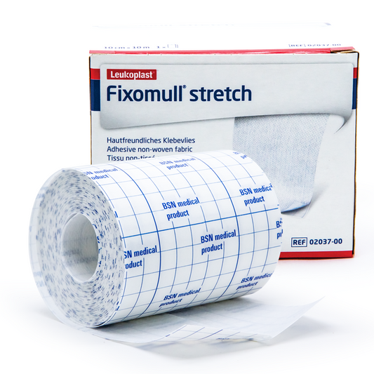 Fixomull Stretch Hypoallergenic Adhesive Tape – Flexible, Skin-Friendly Dressing Fixation for Joints & Contoured Areas