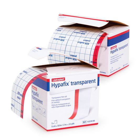 HypafixTransparent Waterproof Film Dressing Roll - Breathable Adhesive Clear Bandage Tape for Wound Care