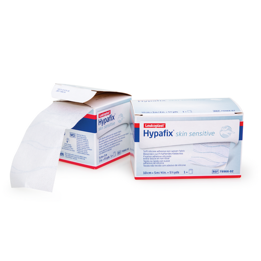 Hypafix Gentle Skin Sensitive Dressing Roll - 5cm x 5m | Soft Hypoallergenic Wound Tape for Delicate Skin