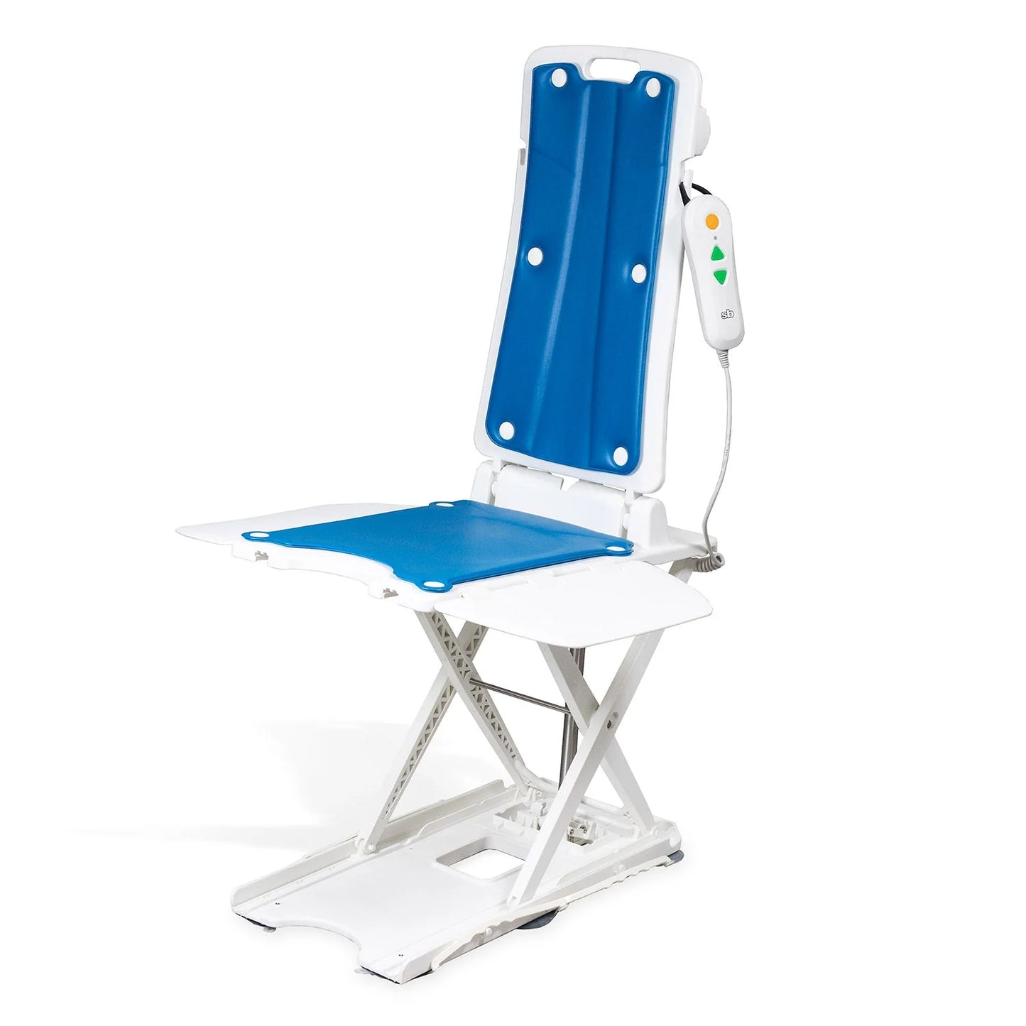 Battery-Powered Bath Lift Chair - Auto Reclining and Adjustable, Safe and Comfortable for Elderly and Limited Mobility