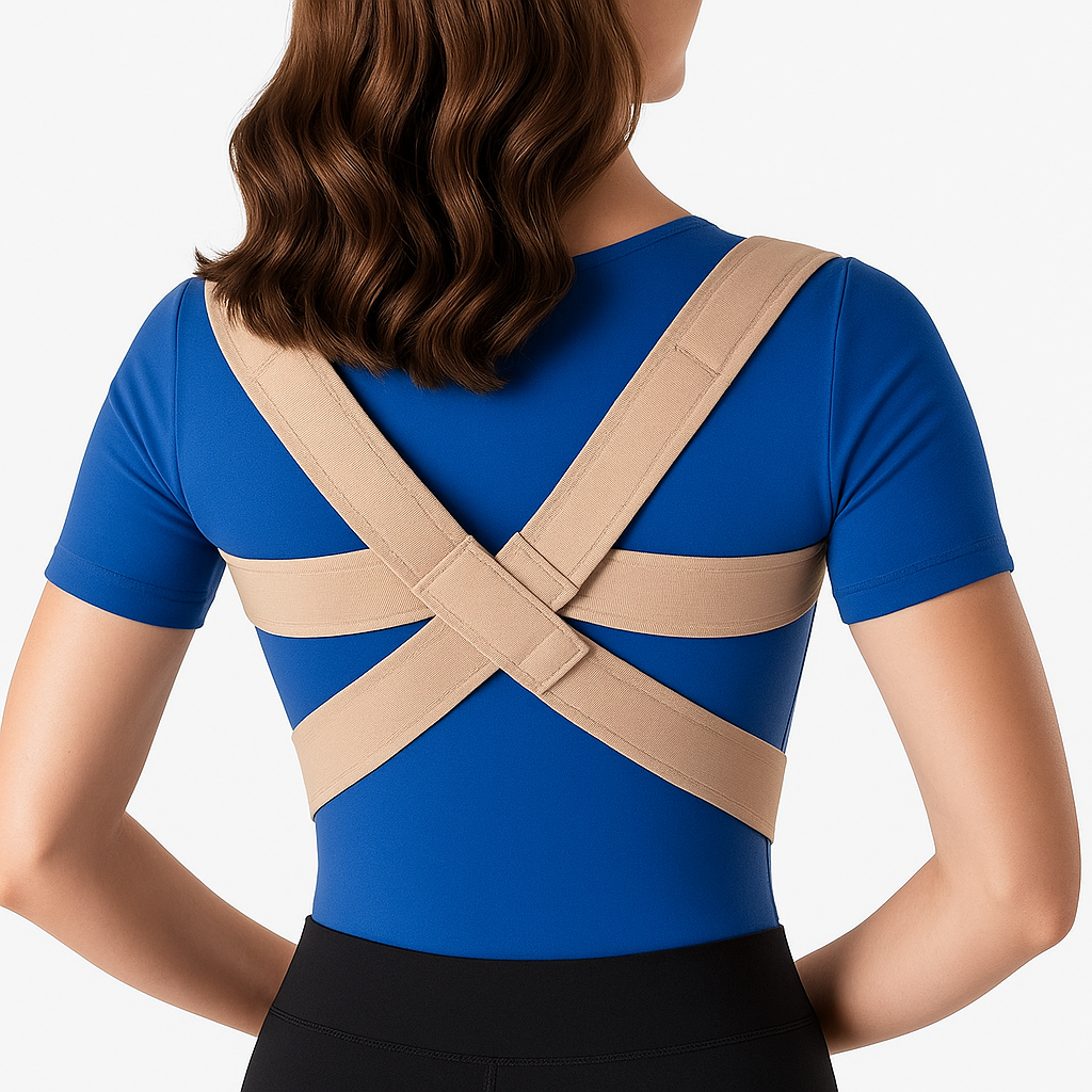 Posture Corrector & Back Pain Relief - Adjustable Shoulder Clavicle Brace