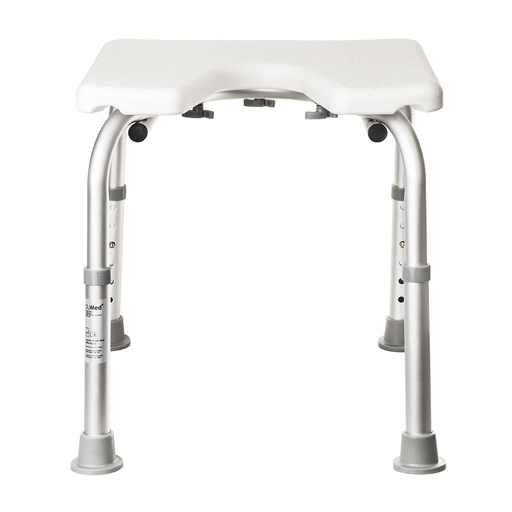 Adjustable Hygiene Shower Stool - Corrosion-Free Bathroom Aid with Ergonomic Seat for Personal Hygiene